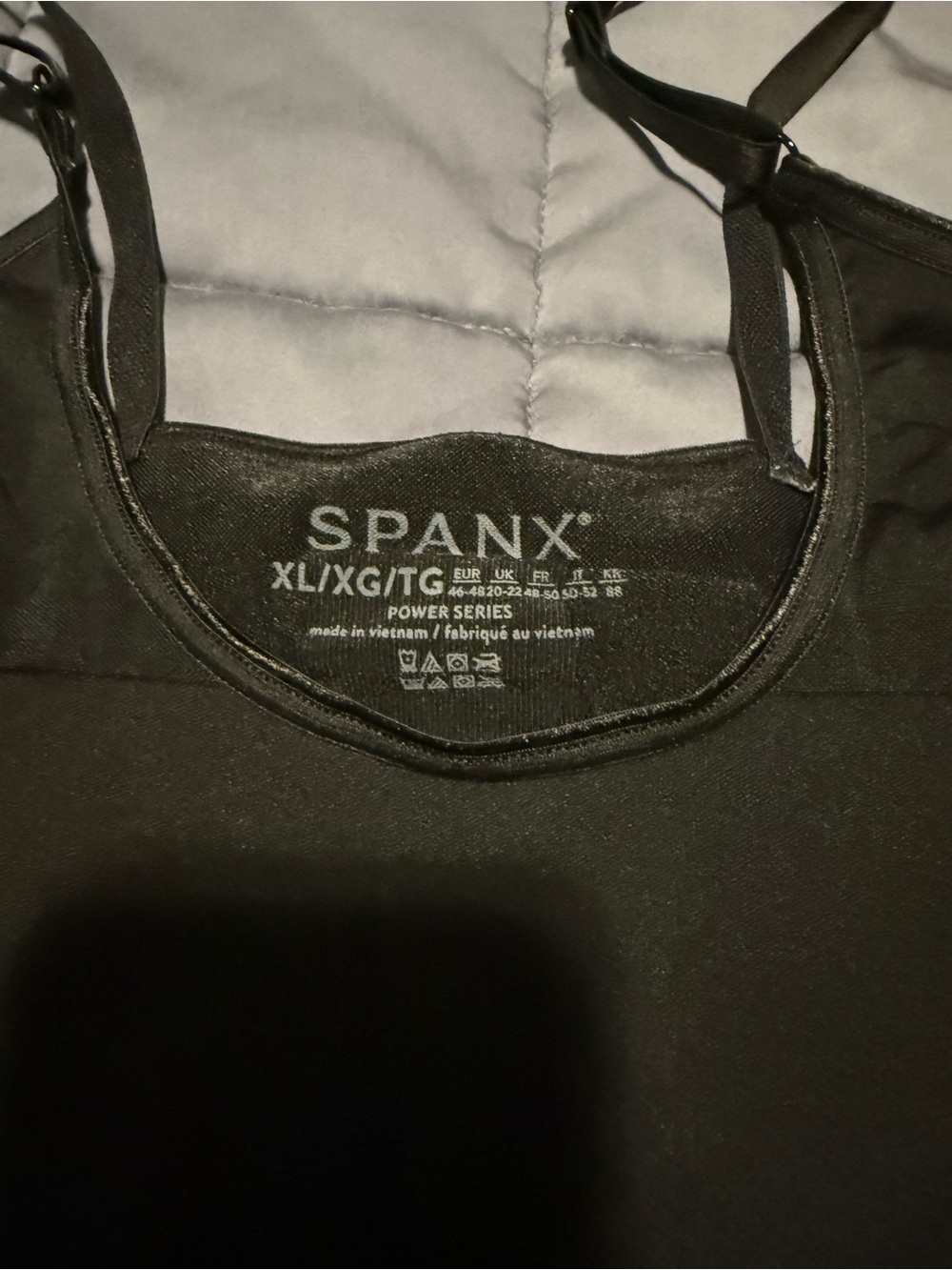 SPANX Black Shapewear Tank Top